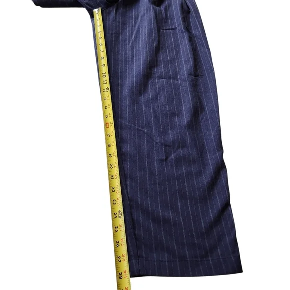 Urban Outfitters Charlotte High Rise Pinstripe Pants Sz 0 - Picture 4 of 8